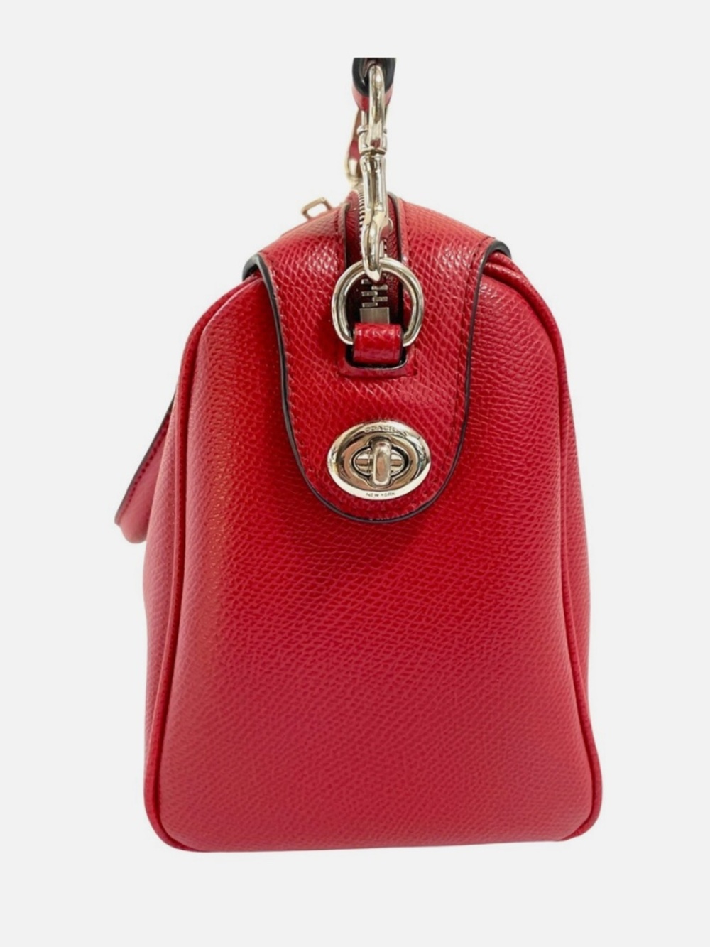 Coach x Peanuts snoopy Limited Edition red Leather Satchel - Picture 6 of 11